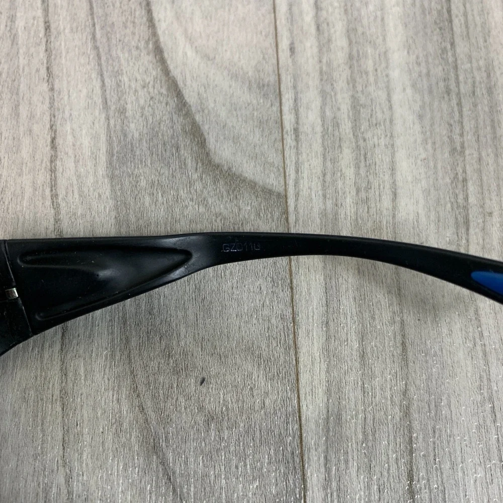 Ironman Concentration Sunglasses Black Wrap Sport UV Men Black